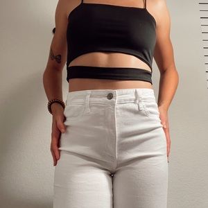 Cropped slit tank